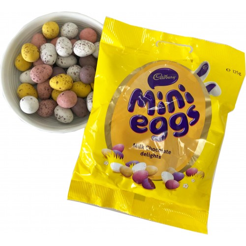Candy Coated Chocolate Eggs in Bag 50G Confectionery Corner
